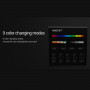 RGB + CCT touch control panel - 4 zones - Black - MiLight