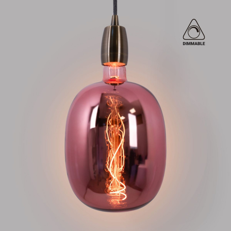 Decorative LED filament bulb -Copper -E27 T170 -Dimmable -4W