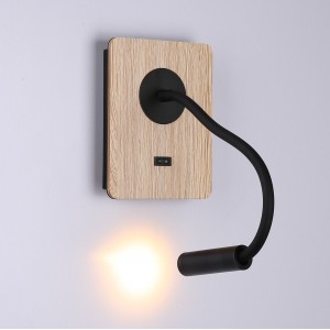 Pack x 2 - Flexible wall reading light "LONDON" - CREE Chip - 3W - Black