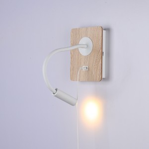 Pack x 2 - USB Flexible wall reading light "LONDON USB" - CREE Chip - 3W - White