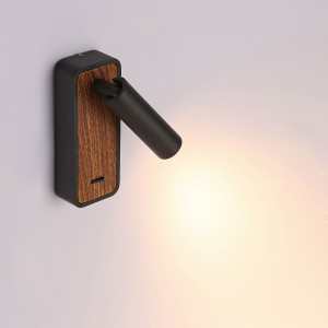 Pack x 2 - Wall reading light "Irene" - 3W - CREE LED chip - Black