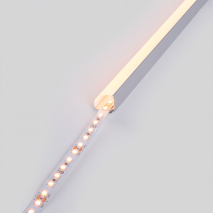 Aluminium corner profile - Complete kit - 20 x 20mm - LED strip up to 10mm - 2 meters