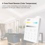 CCT RF Touch control panel - 4 zones - White - Mi-Light