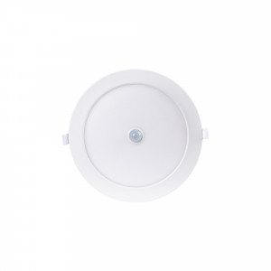 CCT LED Downlight with PIR sensor - 18W - Cutout Ø 200-210mm