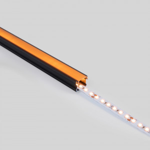 Surface-mounted aluminium profile - Complete kit - 17,6 x 14,5mm - LED Strip up to 12 mm - 2 meters