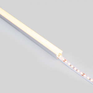 Surface-mounted aluminium profile - Complete kit - 17,6 x 14,5mm - LED Strip up to 12 mm - 2 meters