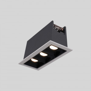 Recessed triple LED downlight - 6W - UGR18 - CRI90 - OSRAM Chip - White