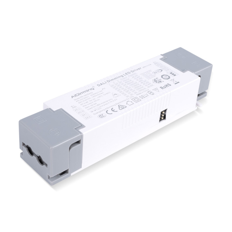 DALI + 1/0-10V + PUSH dimmable driver - 9-42V DC - 58W - Multi current (700-1400mA)