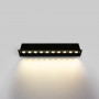 Recessed linear LED downlight - 20W - UGR18 - CRI90 - OSRAM Chip - Black