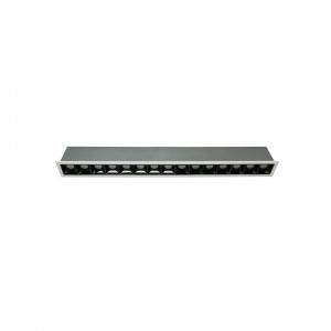 Recessed linear LED downlight - 30W - UGR18 - CRI90 - OSRAM Chip - 4000K - White