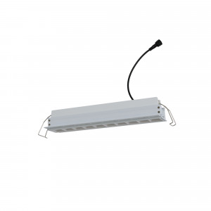 Recessed linear LED spotlight for plasterboard - 20W - UGR18 - CRI90 - White