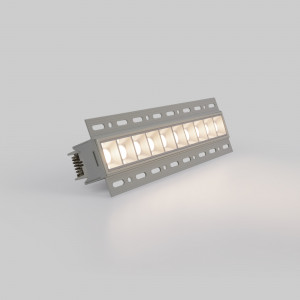 Recessed linear LED spotlight for plasterboard - 20W - UGR18 - CRI90 - White