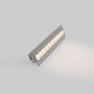 Recessed linear LED spotlight for plasterboard - 20W - UGR18 - CRI90 - White