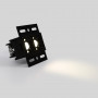 Recessed linear LED spotlight for plasterboard - 4W - UGR18 - CRI90 - Black