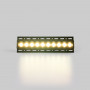 Recessed linear LED spotlight for plasterboard - 20W - UGR18 - CRI90 - Black