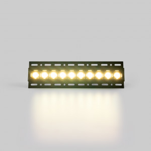 Recessed linear LED spotlight for plasterboard - 20W - UGR18 - CRI90 - Black