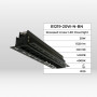 Recessed linear LED spotlight for plasterboard - 20W - UGR18 - CRI90 - Black