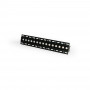 Recessed linear LED spotlight for plasterboard - 30W - UGR18 - CRI90 - Black