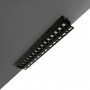 Recessed linear LED spotlight for plasterboard - 30W - UGR18 - CRI90 - Black