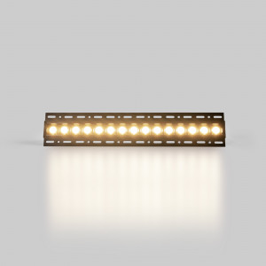 Recessed linear LED spotlight for plasterboard - 30W - UGR18 - CRI90 - Black