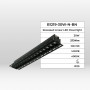 Recessed linear LED spotlight for plasterboard - 30W - UGR18 - CRI90 - Black