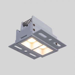 Recessed linear LED spotlight for plasterboard - 4W - UGR18 - CRI90 - White