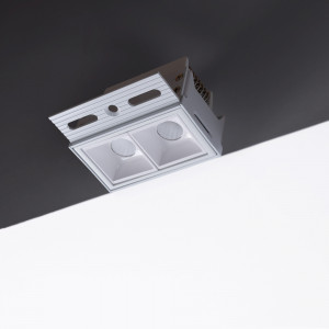 Recessed linear LED spotlight for plasterboard - 4W - UGR18 - CRI90 - White