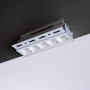 RECESSED PLASTERBOARD - Recessed linear LED spotlight for plasterboard - 12W - UGR18 - CRI90 - White