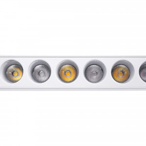 Magnetic linear track light - CCT - 10W - UGR18 - Mi Light - White