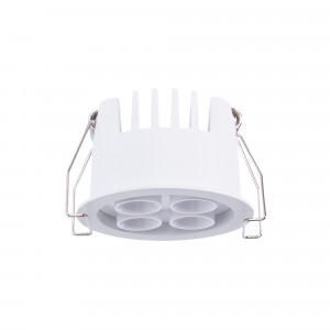 Recessed round LED downlight - 8W - Osram Chip - UGR18 - Cutout Ø 58mm - White