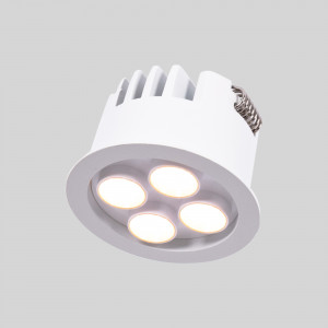 Recessed round LED downlight - 8W - Osram Chip - UGR18 - Cutout Ø 58mm - White