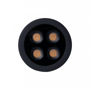 Recessed round LED downlight - 8W - Osram Chip - UGR18 - Cutout Ø 58mm - Black