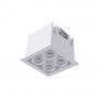 Recessed square LED downlight - 8W - Osram Chip - UGR18 - Cutout 48 x 48mm - White