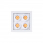 Recessed square LED downlight - 8W - Osram Chip - UGR18 - Cutout 48 x 48mm - White