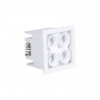 Recessed square LED downlight - 8W - Osram Chip - UGR18 - Cutout 48 x 48mm - White