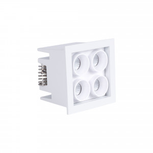 Recessed square LED downlight - 8W - Osram Chip - UGR18 - Cutout 48 x 48mm - White