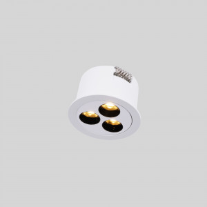 Recessed round LED downlight - 6W - UGR18 - Cutout Ø 55mm - White