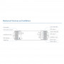 CCT Controller 12-48V DC - 16A (8A/channel) - RF 2.4G - PUSH dimmer - Skydance