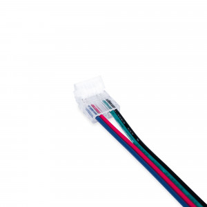 Hippo COB RGB strip-to-controller connector - 10mm PCB - 4 pin - IP20 - Max 24V