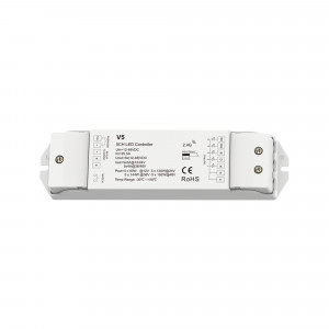 RGB+CCT Controller 12-48V DC - 25A (5A/channel) - RF 2.4G - PUSH dimmer - Skydance