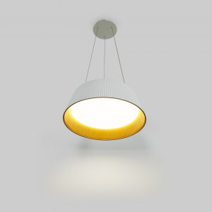 CCT LED Pendant Lamp - 24W - Wood effect - ø46cm