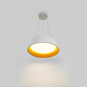 CCT LED Pendant Lamp - 24W - Wood effect - ø46cm