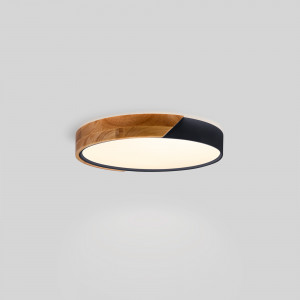 CCT LED 24W Ceiling Light - Wood and Polycarbonate - ø40cm - IP22