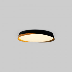 CCT LED 24W ceiling light - Wood effect - ø40cm - IP22