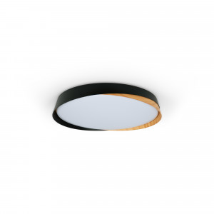 CCT LED 24W ceiling light - Wood effect - ø40cm - IP22