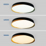 CCT LED 24W ceiling light - Wood effect - ø40cm - IP22