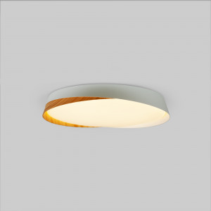 CCT LED 36W ceiling light - Wood effect - ø50cm - IP22