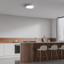 CCT LED 24W ceiling light - Wood effect - ø40cm - IP22