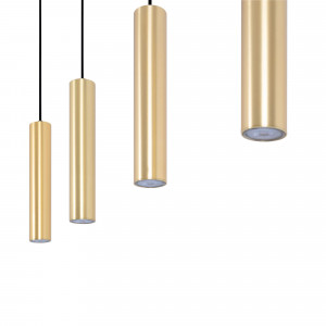 Quadruple minimalist pendant light "Bila 4" - GU10