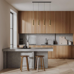 Quadruple minimalist pendant light "Bila 4" - GU10